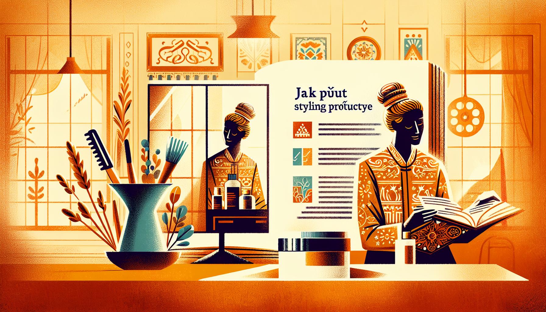 Jak použít stylingové produkty pro objem