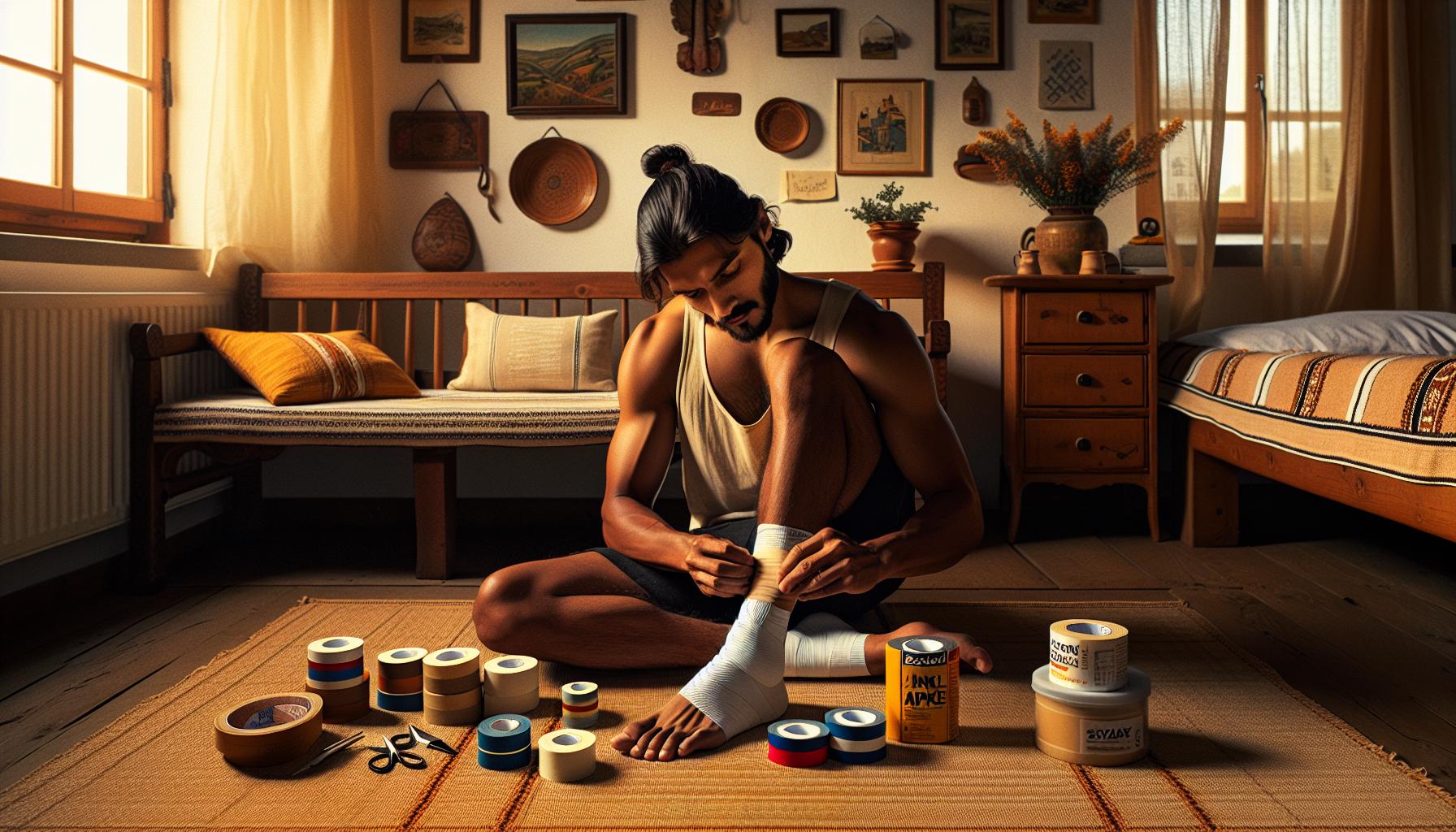 Různé techniky tejpování kotníku: Kdy a jak je použít